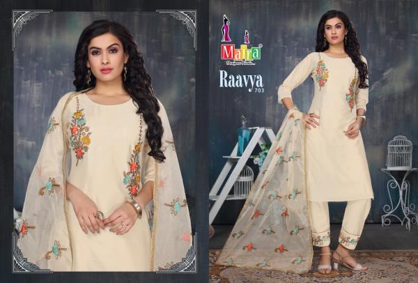 Maira Raavya 7 Designer Festive Wear Silk Readymade Salwar 